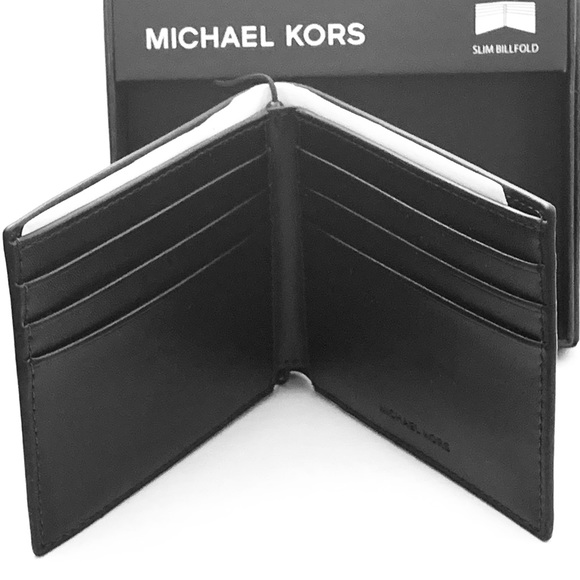 Michael Kors Men, Black Slim, Billfold , Wallet - Picture 2 of 6